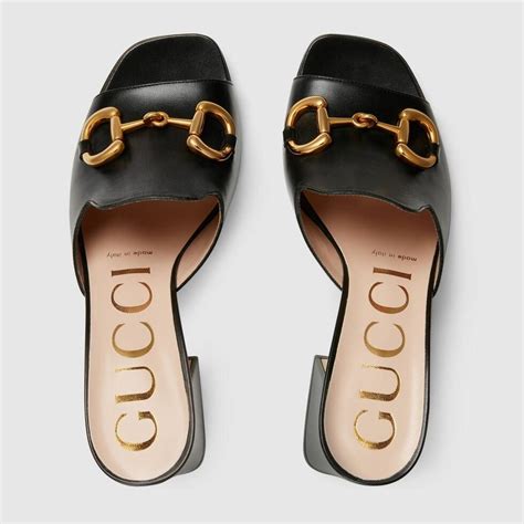 gucci horsebit mid heel sandals|gucci black high heel sandals.